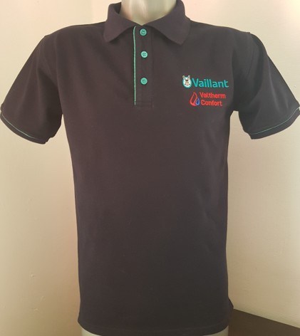 Tricou polo cu insertii de culoare